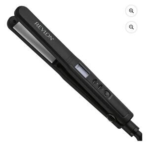 REVLON Perfect Heat Ceramic Digital Flat Iron, 1 inch For Fast Smooth Styling